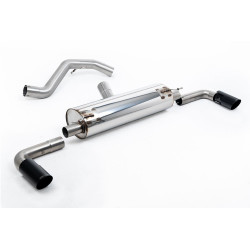 Milltek GPF-back exhaust resonated for INEOS Grenadier B57 3.0 I6 Turbo Diesel (non-GPF) 2023+ - Premium Cerakote black tips