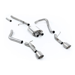 Milltek Cat-back exhaust for Jeep Gladiator 3.6 V6 (non-GPF, side exit) 2020+ - Brushed titanium tips