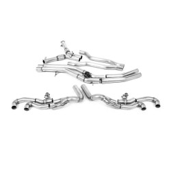 Milltek GPF-back exhaust for Lamborghini Urus 4.0 Twin Turbo V8 650PS (non-GPF) 2018+ - Polished tips