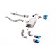 Izpušni sistemi Milltek Milltek GPF-back exhaust for Land Rover Defender 110 2.0 I4 P300 & P400e (non-GPF) 2020+ - Quad burnt titanium tips | race-shop.si