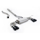 Milltek GPF-back exhaust (louder) for Land Rover Defender 130 2.0 I4 P300 & P400e (non-GPF) 2023+ - Quad black tips