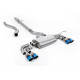 Milltek GPF-back exhaust (louder) for Land Rover Defender 130 2.0 I4 P300 & P400e (non-GPF) 2023+ - Quad burnt titanium tips
