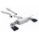 Milltek GPF-back exhaust (louder) for Land Rover Defender 130 3.0 I6 P400 (non-GPF) 2023+ - Quad Cerakote black tips