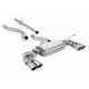 Milltek GPF-back exhaust (louder) for Land Rover Defender 130 3.0 I6 P400 (non-GPF) 2023+ - Quad titanium tips