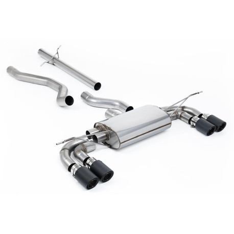 Izpušni sistemi Milltek Milltek GPF-back exhaust (louder) for Land Rover Defender 130 3.0 I6 P400 (non-GPF) 2023+ - Carbon tips | race-shop.si