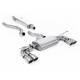 Milltek GPF-back exhaust for Land Rover Defender 130 3.0 I6 P400 (non-GPF) 2023+ - Quad titanium tips