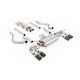 Milltek Cat-back exhaust resonated valved for Land Rover Defender 130 V8 425PS & 500PS (non-GPF) 2023+ - Carbon tips