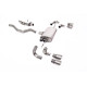 Milltek GPF-back exhaust for Land Rover Defender 90 2.0 I4 P300 & P400e (non-GPF) 2020+ - Quad titanium tips