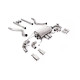 Izpušni sistemi Milltek Milltek GPF-back exhaust (louder) valved for Land Rover Defender 90 5.0 V8 425PS & 525PS (GPF) 2021+ - Polished tips | race-shop.si