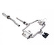 Milltek Cat-back exhaust (quieter) for Mini Cooper S (R53) (non-GPF) 2002-2006 - Cerakote black tips