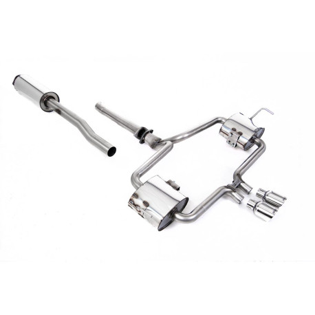 Izpušni sistemi Milltek Milltek Cat-back exhaust (quieter) for Mini Cooper S (R53) (non-GPF) 2002-2006 - Polished tips | race-shop.si