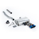 Izpušni sistemi Milltek Milltek GPF-back exhaust valved for Mini Cooper S 2.0 Turbo (F56) (GPF) 2019-2020 - Burnt titanium tips | race-shop.si