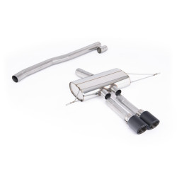 Milltek GPF-back exhaust (louder) for Mini Cooper S 2.0T B48 (F66) (non-GPF) 2024+ - Carbon tips