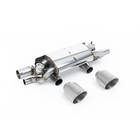 Izpušni sistemi Milltek Milltek Rear silencers for Porsche 911 3.0 (991.2) (non-GPF) 2015-2019 - Brushed titanium tips | race-shop.si