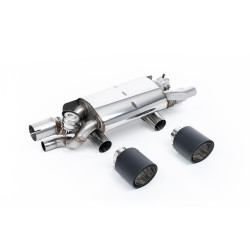 Milltek Rear silencers for Porsche 911 3.0 (991.2) (non-GPF) 2015-2019 - Carbon tips