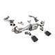 Milltek GPF bypass pipe for Porsche Cayman 718 GT4 4.0 (GPF, Manual) 2020+ - Carbon tips