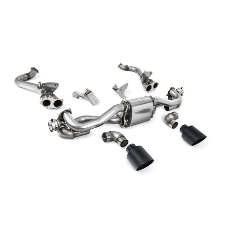 Izpušni sistemi Milltek Milltek GPF bypass pipe for Porsche Cayman 718 GT4 4.0 (GPF, Manual) 2020+ - Cerakote black tips | race-shop.si