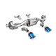 Milltek GPF-back exhaust for Porsche Cayman 718 GT4 4.0 (GPF, Manual) 2020+ - Burnt titanium tips