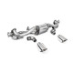 Izpušni sistemi Milltek Milltek GPF-back exhaust for Porsche Cayman 718 GT4 4.0 (GPF, Pre) 2020+ - Polished tips | race-shop.si
