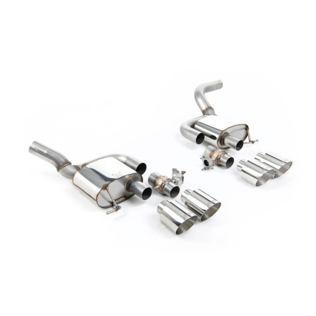 Izpušni sistemi Milltek Milltek Rear silencers valved for Porsche Macan 2.9 V6 GTS & Turbo (non-GPF) 2021+ - Polished tips | race-shop.si
