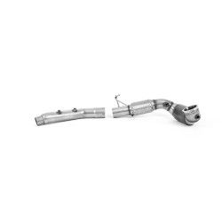 Milltek Large-bore downpipe with sports cat for Seat Cupra Formentor 2.0TSI 245ps (GPF, HJS cat, for OE system) 2022+