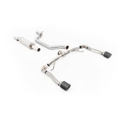 Milltek GPF-back exhaust (loudest) for Seat Cupra Formentor 2.0TSI 245ps (GPF) 2022+ - Carbon tips