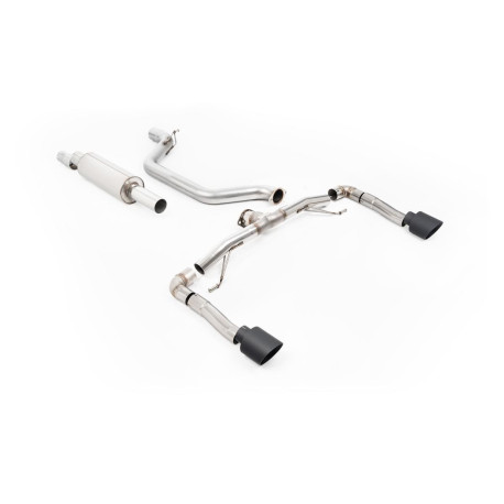 Izpušni sistemi Milltek Milltek GPF-back exhaust (loudest) for Seat Leon Cupra Leon 2.0TSI 245ps (GPF) 2022+ - Cerakote black tips | race-shop.si