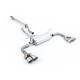 Izpušni sistemi Milltek Milltek Secondary cat-back exhaust (quieter) for Toyota GR86 2.4 Litre (non-GPF) 2022+ - Quad brushed titanium tips | race-shop.si