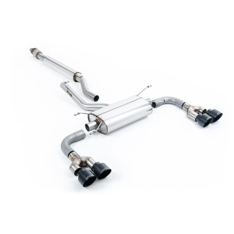 Izpušni sistemi Milltek Milltek Secondary cat-back exhaust (quieter) for Toyota GR86 2.4 Litre (non-GPF) 2022+ - Quad black tips | race-shop.si