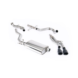 Milltek Cat-back exhaust (louder) for Toyota Tacoma Crew Cab/Extended Cab (non-GPF) 2024+ - Dual Cerakote black tips