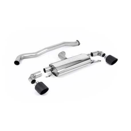 Izpušni sistemi Milltek Milltek GPF-back exhaust (louder) for Toyota Yaris Gen 1 2020-2024 - Carbon tips | race-shop.si