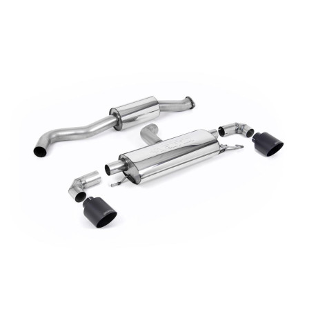 Izpušni sistemi Milltek Milltek GPF-back exhaust resonated for Toyota Yaris Gen 1 2020-2024 - Cerakote black tips | race-shop.si