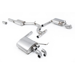 Milltek Cat-back exhaust non-valved for Volkswagen Arteon 2.0TSI 280PS 4Motion (non-GPF) 2022+ - Resonated