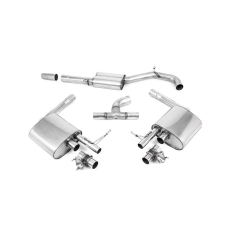 Izpušni sistemi Milltek Milltek Cat-back exhaust resonated valved for Volkswagen Arteon 2.0TSI 280PS 4Motion (non-GPF, Semi) 2019-2021 | race-shop.si