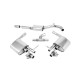 Izpušni sistemi Milltek Milltek Cat-back exhaust resonated valved for Volkswagen Arteon 2.0TSI 280PS 4Motion (GPF) 2019+ | race-shop.si