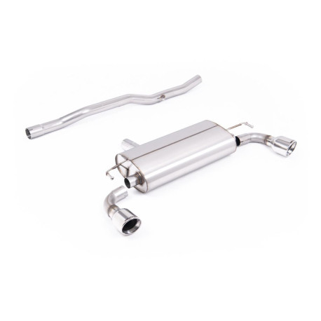 Izpušni sistemi Milltek Milltek V2 Cat-back exhaust (loudest) for Volkswagen Golf Mk4 R32 3.2 V6 4WD (non-GPF) 2002-2005 - JET-100 tips | race-shop.si