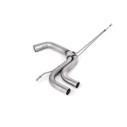 Milltek Race Rear Silencer Delete for Volkswagen Golf Mk5 GTi Edition 30 2.0T FSi 230PS (non-GPF) 2006-2009