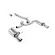Milltek Cat-back exhaust (louder) for Volkswagen Golf Mk7 1.8TSI Alltrack 4Motion (non-GPF) 2016-2021 - Dual titanium tips