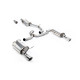 Milltek Cat-back exhaust (quieter) for Volkswagen Golf Mk7 1.8TSI Alltrack 4Motion (non-GPF) 2016-2021 - Dual polished tips