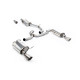 Milltek Cat-back exhaust (quieter) for Volkswagen Golf Mk7 1.8TSI Alltrack 4Motion (non-GPF) 2016-2021 - Dual titanium tips