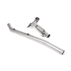 Milltek Large-bore downpipe with de-cat for Volkswagen Golf Mk8 R 2.0 TSI 320PS (GPF, for Milltek system) 2021-2024