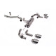 Izpušni sistemi Milltek Milltek GPF-back exhaust (loudest) for Volkswagen Golf Mk8 R 2.0 TSI 320PS (GPF) 2021-2024 - Polished tips | race-shop.si