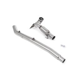 Milltek Large-bore downpipe with de-cat for Volkswagen Golf Mk8.5 R (non-GPF, for OE system) 2025+