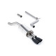 Milltek Cat-back exhaust for Volkswagen Polo 1.5 TSI 2019+ - Twin Cerakote black tips