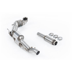 Milltek HJS ECE downpipe with sports cat for Volkswagen Tiguan R 320ps EA888.4 MQB EVO (GPF) 2021+
