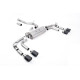 Milltek GPF-back exhaust (louder) for Volkswagen Tiguan R 320ps EA888.4 MQB EVO (GPF) 2021+ - Carbon tips