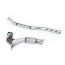Milltek Large-bore downpipe with sports cat for Volkswagen T-Roc R 2.0TSI 300ps (race cat, Milltek 76.2 mm (3")) 2022+