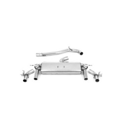 Milltek Cat-back exhaust (louder) for Volkswagen T-Roc R 2.0TSI 300ps 2022+ - Carbon tips
