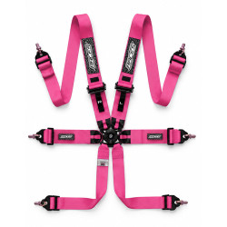 FIA 6-točkovni športni varnostni pasovi RACES EVO 3" (76mm), roza
