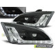 TUNING-TEC žarometi (DRL) za FORD FOCUS II 09.04-01.08 (H1), črna, V1